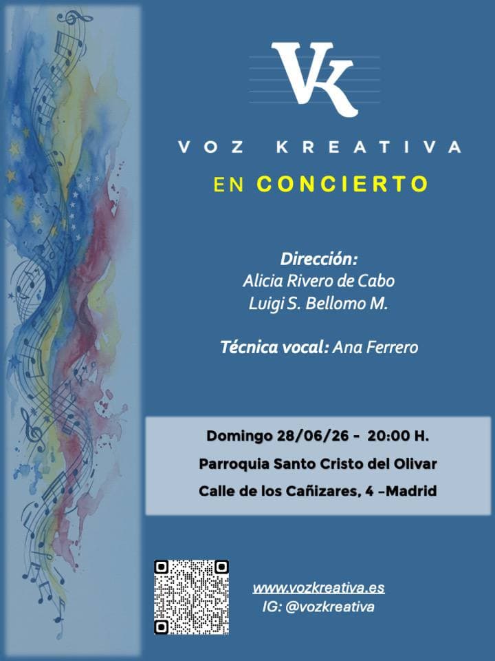 cartel próximo concierto