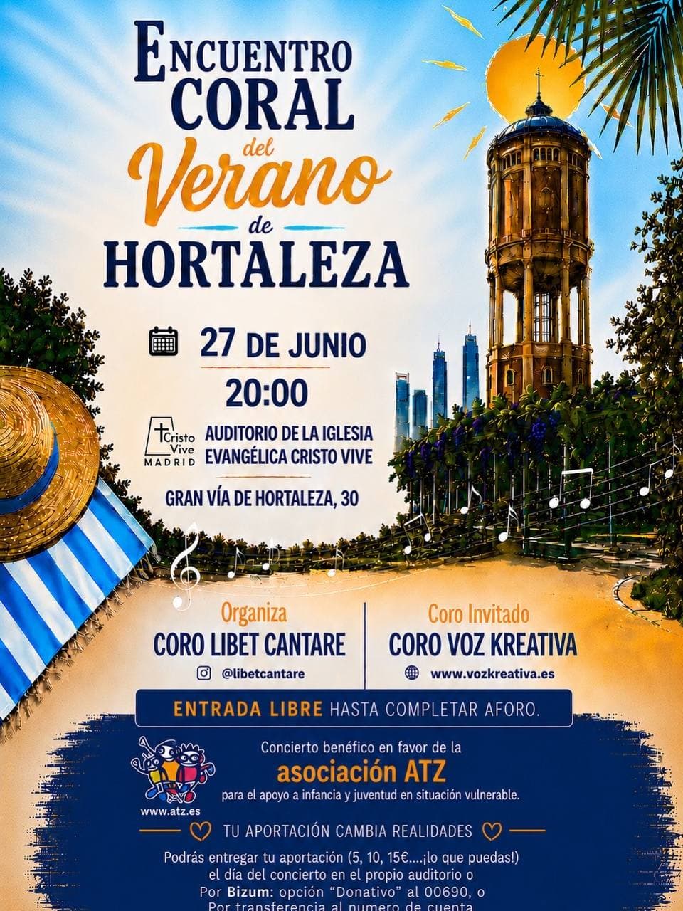 cartel próximo concierto